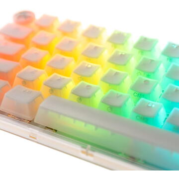 Tastatura DUCKY One 3 Aura White Mini Gaming RGB LED - MX-Silent-Red (US)