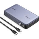 UGREEN PB720 20000mAh, 100W, 1 x USB Type-C input, 2 x USB Type-C output, 1 x USB output, gri