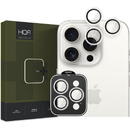 HOFI Folie de protectie Camera spate HOFI CamRing PRO+ pentru Apple iPhone 15 Pro Max / 15 Pro, Sticla Securizata, Full Glue