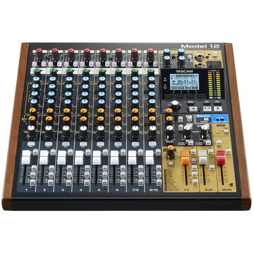 Consola DJ Tascam Model 12 12 channels 20 - 20000 Hz Black, Wood