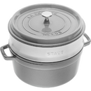 ZWILLING STAUB La Cocotte cast iron round pot with insert 40508-819-0 - 3.8 ltr. graphite