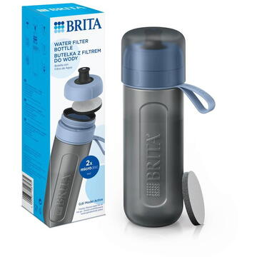 Brita Active blue 2-disc filter bottle