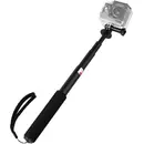 Selfie stick with camera holder