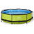 Exit Toys EXIT Lime pool ø300x76cm with filter pump - green Framed pool Round 4383 L
