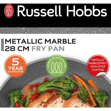 Tigai si seturi Russell Hobbs RH02800EU7 Metallic Marble frypan 28cm