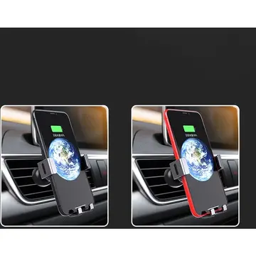 Hurtel Gravity smartphone car holder, black air vent grille (YC08)