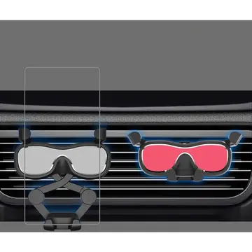 Hurtel Gravity smartphone car holder for air vent with air freshener black (YC06)