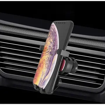 Hurtel Gravity smartphone car holder for air vent with air freshener black (YC06)