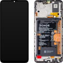 Honor Display cu Touchscreen Honor X7a, cu Rama si Acumulator, Negru (Midnight Black), Service Pack 0235AENA
