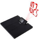 Bathroom scale with projector