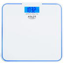 Adler Bathroom scale - 180kg - w/ blue backlight of the edges
