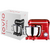 Robot de bucatarie Lovio LVSTM01RD, 1900W, 6 nivele de putere, 6.2Kg capacitate, accesorii, Rosu