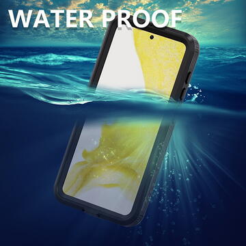 Husa Husa pentru Samsung Galaxy S23 Plus - ShellBox Waterproof IP68 Case - Black