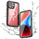 Husa pentru iPhone 15 Pro Max - ShellBox Waterproof IP68 MagSafe Case - Black