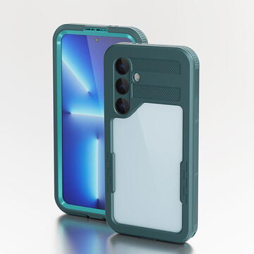 Husa Husa pentru Samsung Galaxy S24 - ShellBox Waterproof IP68 Case - Black