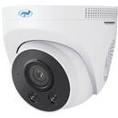 PNI Camera supraveghere video PNI IP505J POE, 5MP, dome, 2.8mm, pentru exterior, alb