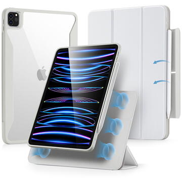 Husa pentru iPad Air 4 (2020) / Air 5 (2022) / Air 6 (2024) - ESR Rebound Hybrid - White