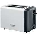 Bosch Bosch compact toaster DesignLine TAT3P421DE (white/black, 970 watts, for 2 slices of toast)