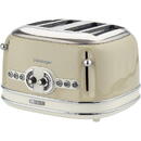 Ariete Ariete Vintage 4-slot toaster 156 (beige, 1,600 watts, for 4 slices of toast)
