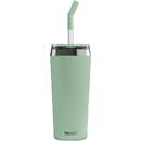 Sigg SIGG coffee mug Helia Milky Green 0.45L, thermal mug (light green, with drinking straw)