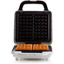 DOMO Elektro Domo Tasty Waffle XL, waffle maker (white/stainless steel)