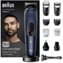 Braun MGK 7410 All-in-One Style MultiGroomingKit autonomie 100 min, 10 accesorii Albastru