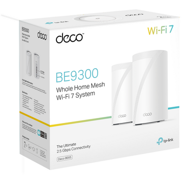 Router wireless TP-LINK Deco BE65 BE9300 Whole Home Mesh WiFi 7 2-pack