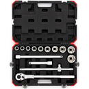 Red Socket Set 3/4, 14-pieces