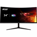 Acer Nitro XZ340CUH, Curbat, 34 inch, WQHD 3440x1440, 1ms, Black-Red
