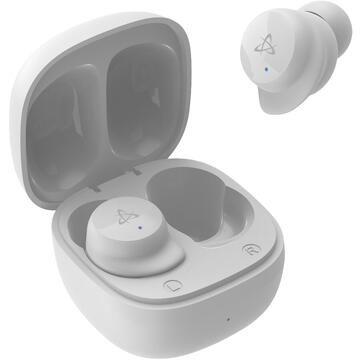 SBOX Casti wireless in-ear EB-TWS538, Bluetooth 5.2, 102dB, 3 ore, 10m, Alb
