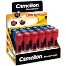 Camelion Lanterna cu LED, 4 culori, utilizeaza 2 x AA R6