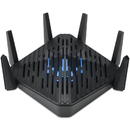 Predator Connect W6 AXE7800, 4x LAN, Tri-Band, Wi-Fi 6E, Negru