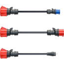 go-e go-e adapter set for Gemini flex 22 kW, 3-piece set (black, 30cm)