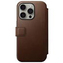 Nomad Modern Leather Folio, brown - iPhone 15 Pro