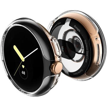 Husa Spigen Thin Fit, crystal clear - Google Pixel Watch 2/1
