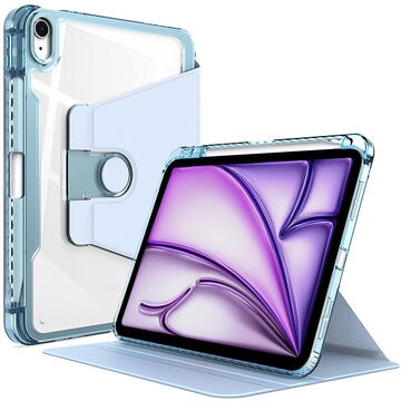 Husa pentru iPad Air 11 (2024) - Techsuit Crystal Vision - Bleu
