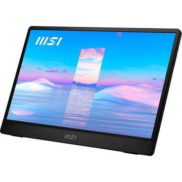 Monitor LED MSI PRO MP161DE, LED monitor - 15.6 - black, FullHD, Adaptive-Sync technology, USB-C