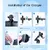 Husa Choetech T203-F gravity car holder with 15W inductive charger for cockpit - black