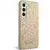 Husa Guess Husă rigidă Glitter Script pentru Samsung Galaxy S24+ – auriu