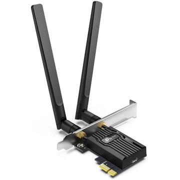 Placa de retea TP-LINK Placa de retea Archer TX55E, PCI Express x1, Negru