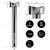 Datron DG2 Freza etajata frontala, Plexiglas, Datron 0078442, R 1.0, 12.0x6.0x6.0mm