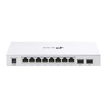 Switch SWITCH PoE TP-LINK Festa, 10 porturi Gigabit (8 PoE+), IEEE 802.3at/af, 61W buget POE, carcasa metalica "Festa FS310GP" (timbru verde 2 lei)