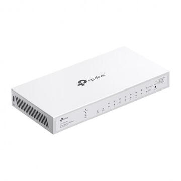 Switch SWITCH PoE TP-LINK Festa, 10 porturi Gigabit (8 PoE+), IEEE 802.3at/af, 61W buget POE, carcasa metalica "Festa FS310GP" (timbru verde 2 lei)