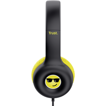 Casti Casti Trust Nouna cu fir kids, negru