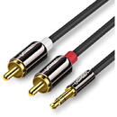 UGREEN Cablu Ugreen cablu audio mini jack 3,5 mm - 2RCA 2 m negru (AV116 10584)
