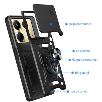 Husa Husa pentru Infinix Note 40 - Techsuit CamShield Series - Blue