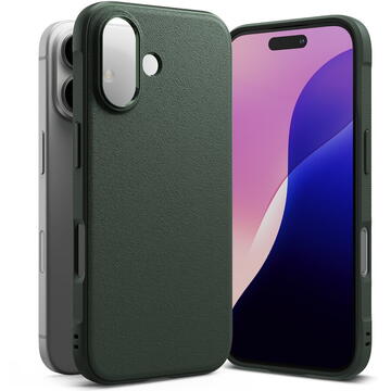 Husa Husa pentru iPhone 16 Plus - Ringke Onyx - Dark Green