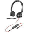 HP HP Poly Blackwire 3325 Stereo USB-C Headset +3.5mm Plug +USB-C/A Adapter
