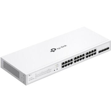 Switch TP-LINK Switch Festa FS328GP, 24 porturi, PoE+, Alb