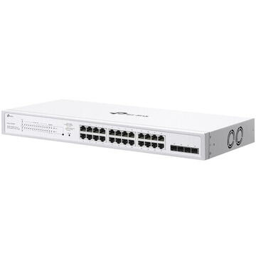 Switch TP-LINK Switch Festa FS328GP, 24 porturi, PoE+, Alb